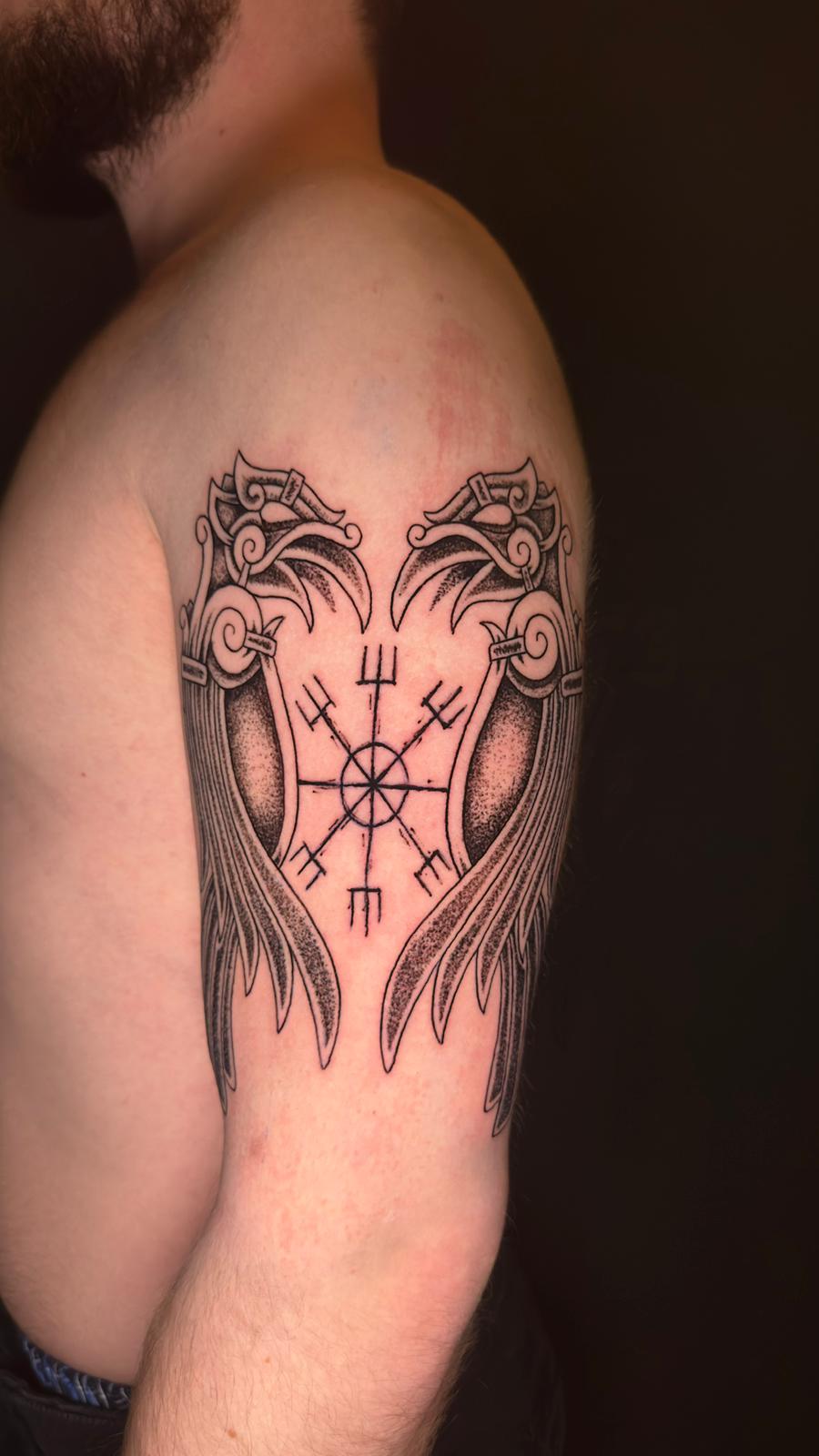 Tattoo work from the Déjà Vu studio gallery